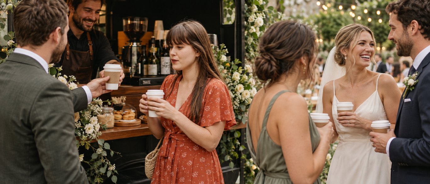 Kaffeebar auf der Hochzeit: so plant ihr eure eigene