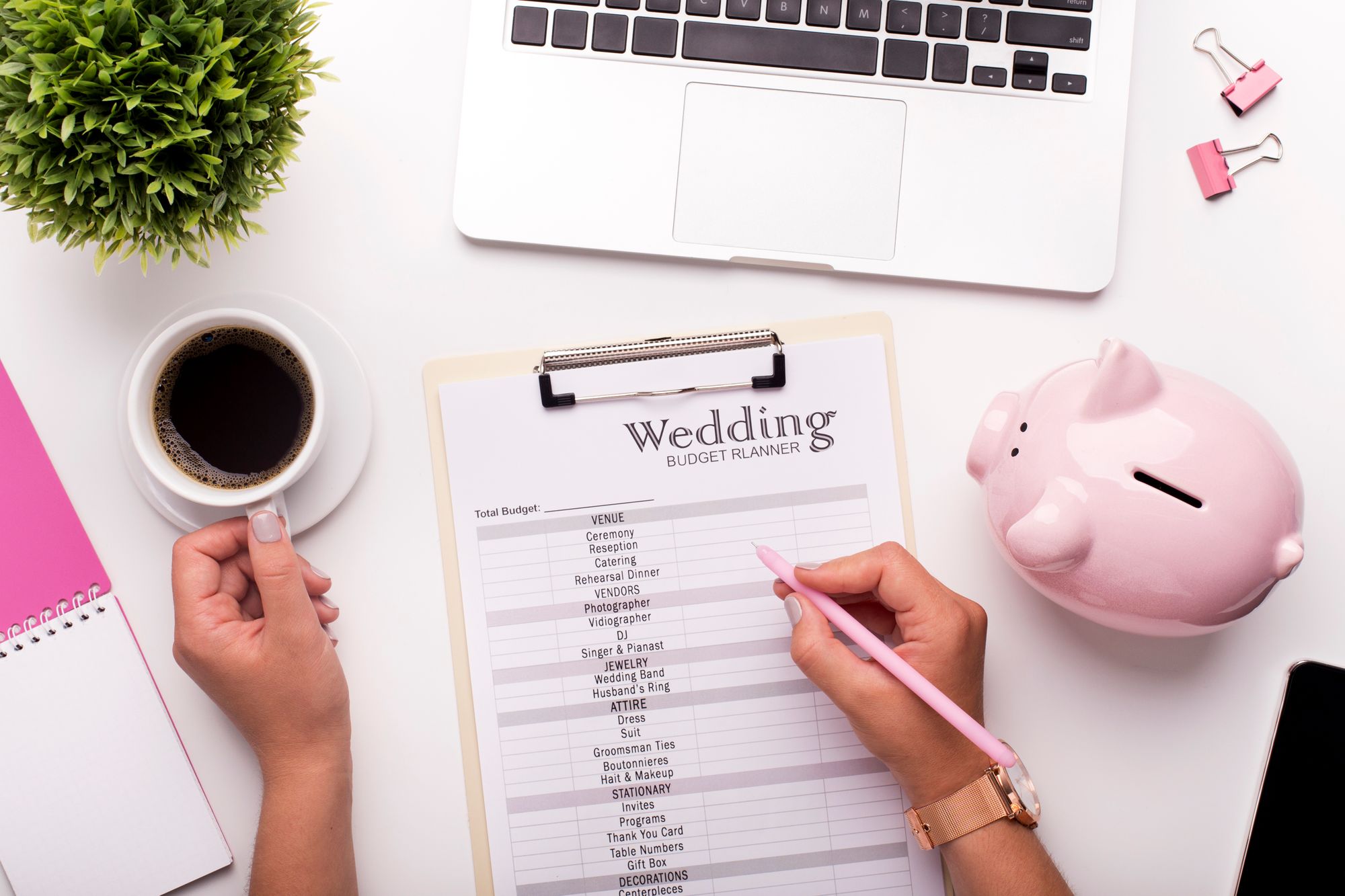 Budget erstellen für die Hochzeit
