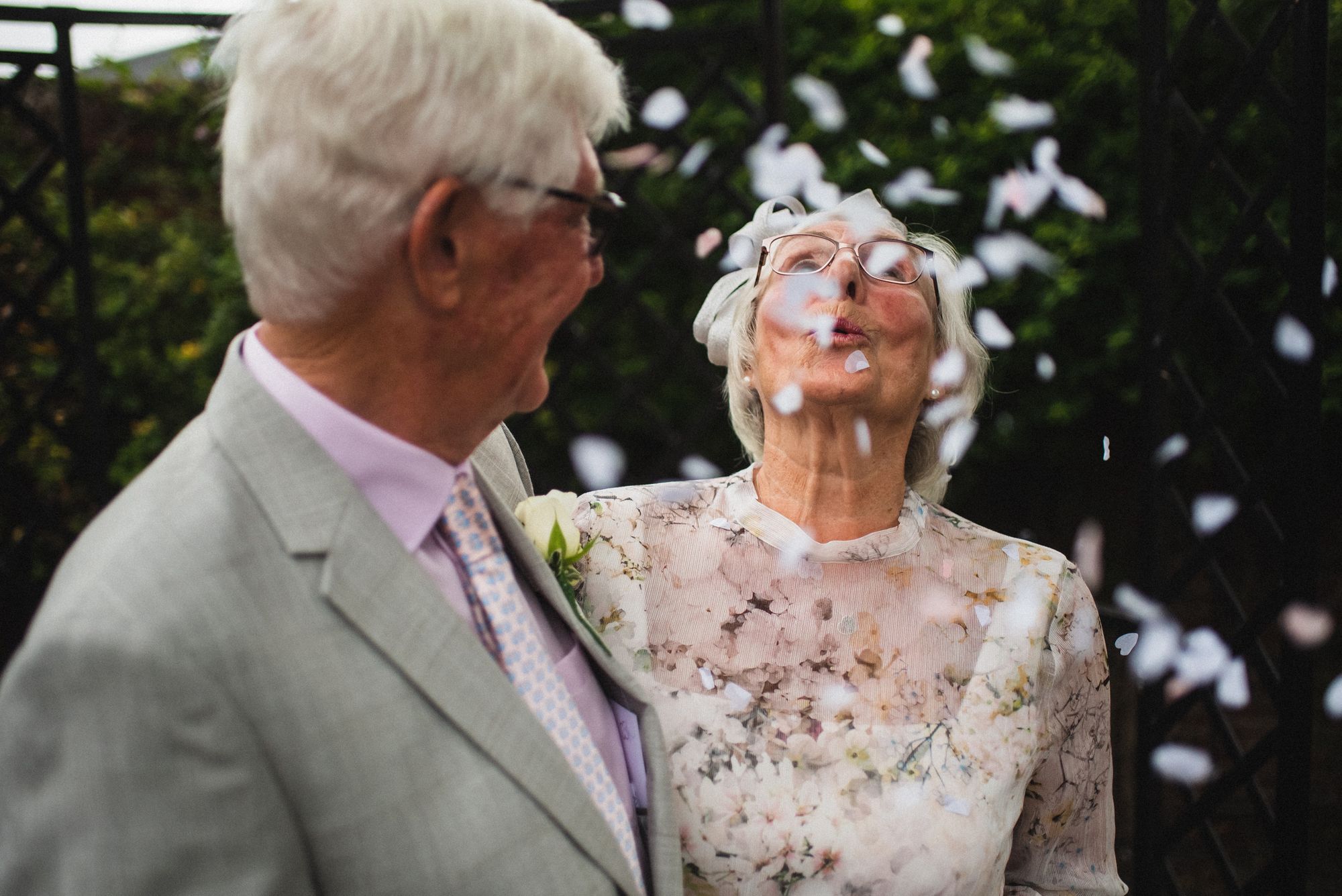 Auffrischung des Eheversprechens nach 65 Jahren