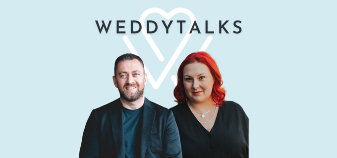WeddyTalks-Folge Titelbild Host Svenja mit Serdar