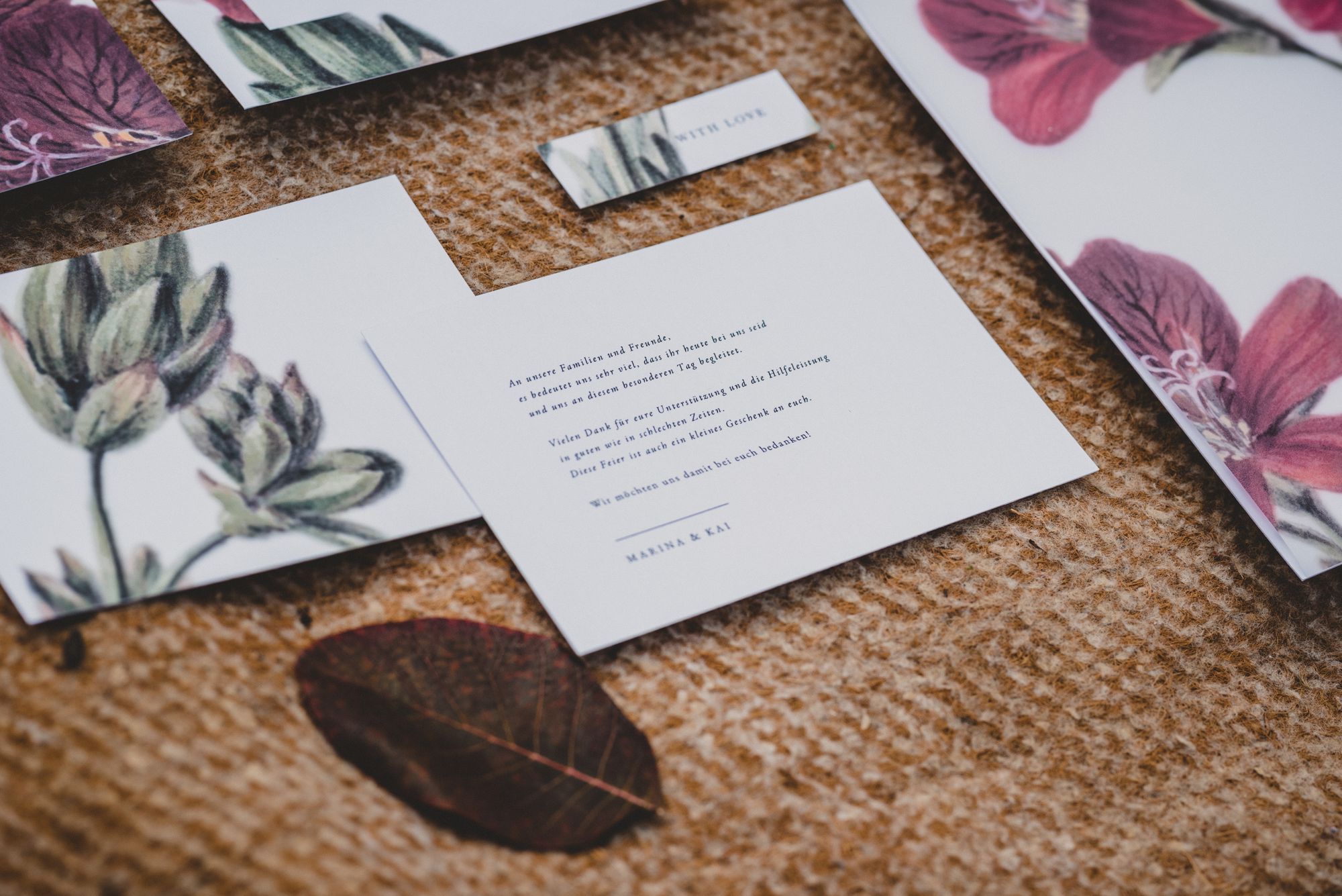 Karten zur Hochzeit bzw. zum Hochzeitstag Silberhochzeit für die Gäste
