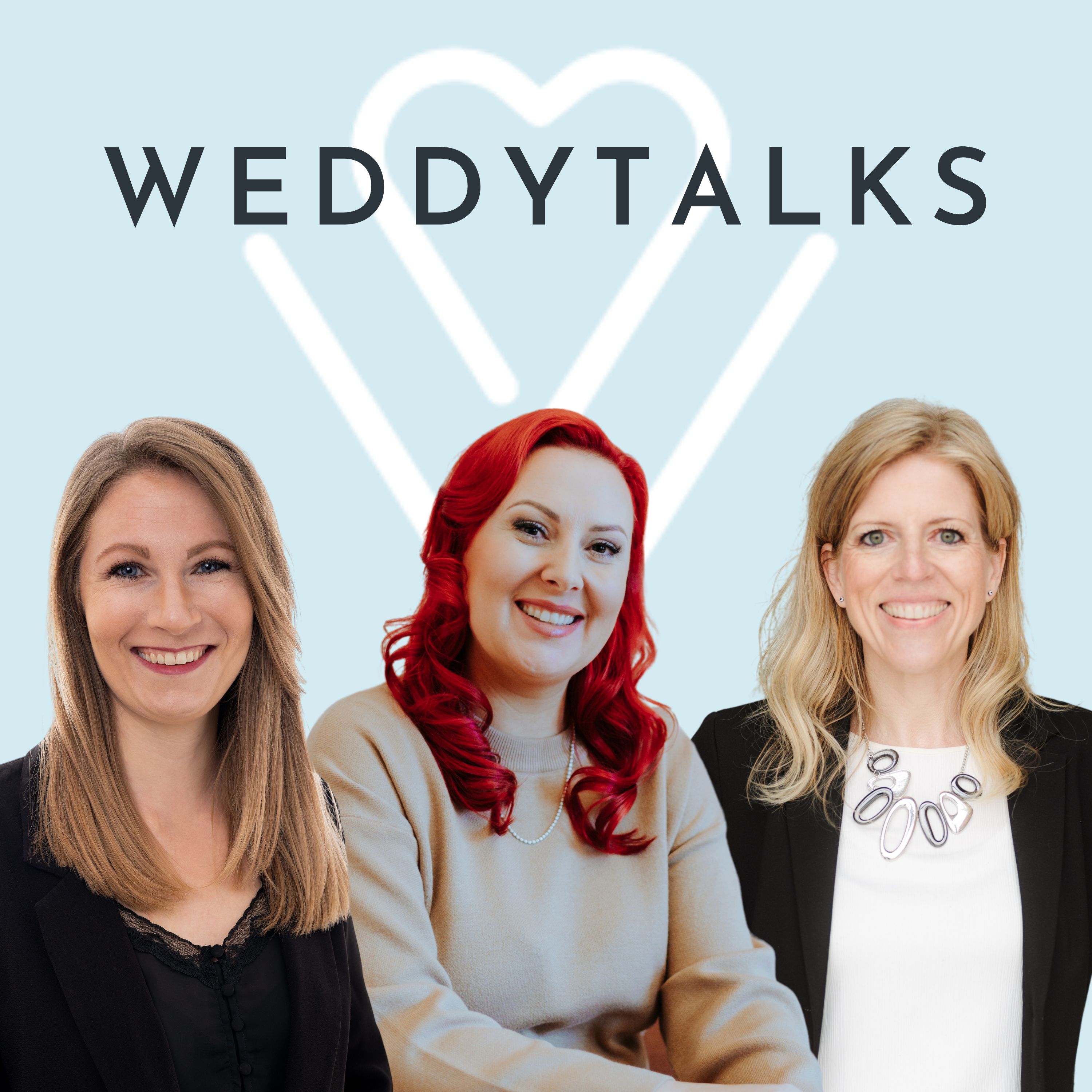 WeddyTalks Titelbild mit Svenja Schirk, Lena Freitag und Melanie Goldberg