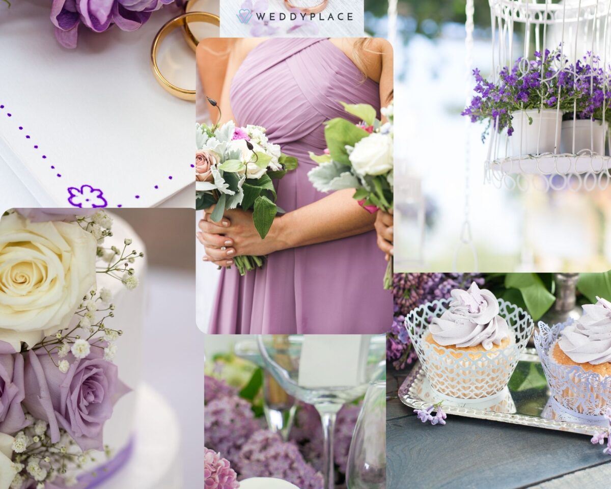 Farbpalette Lavendel - Hochzeitsbilder in der Farbe Lavendel