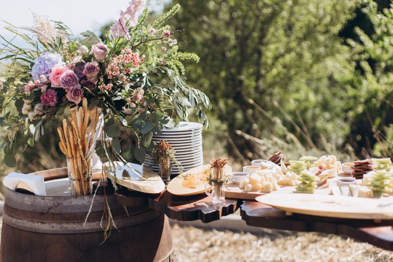 Snack zur Hochzeit